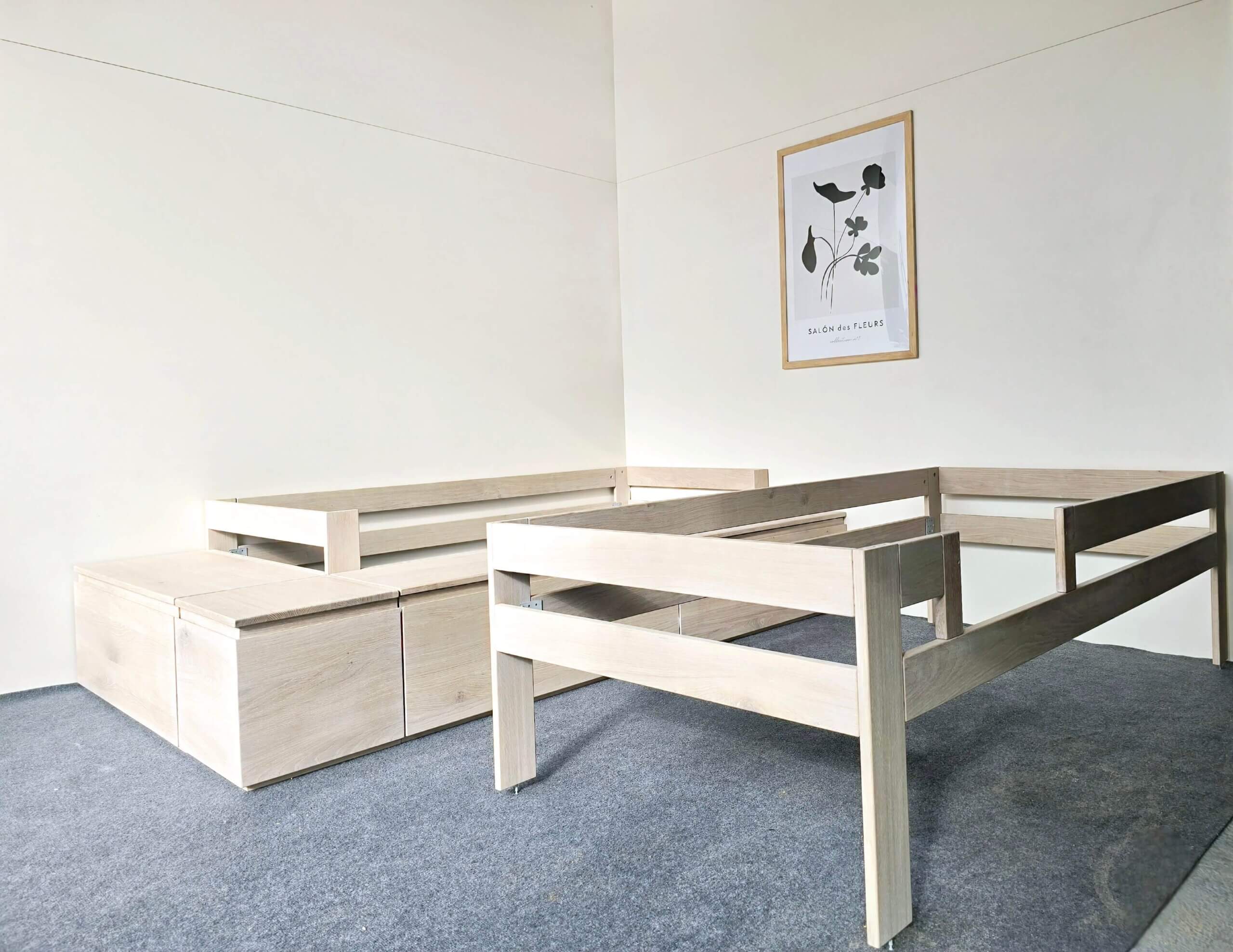 Modularna otroška postelja iz masivnega lesa – varna, stabilna in prilagodljiva - slika 3