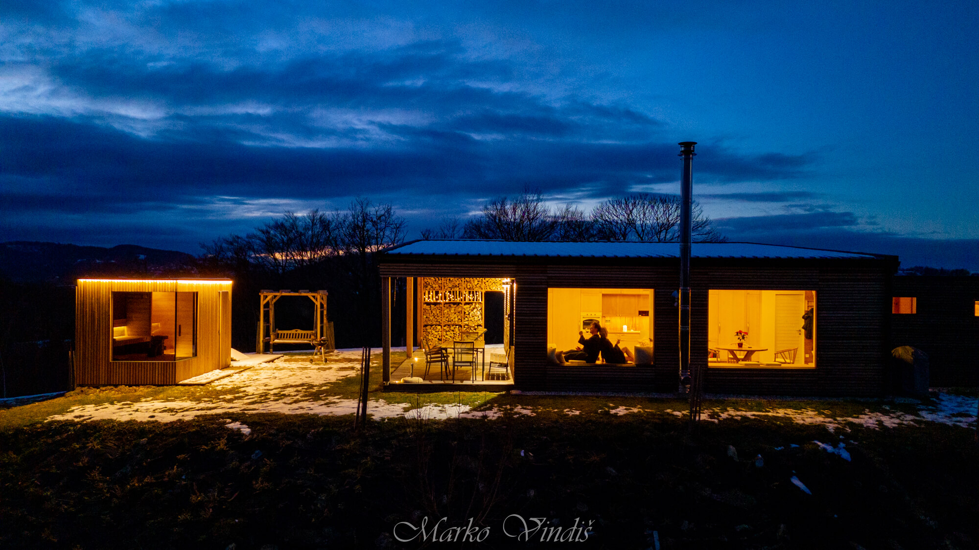 Linassi Premium zunanja savna – narava, toplina in razkošje na vašem vrtu - slika 8