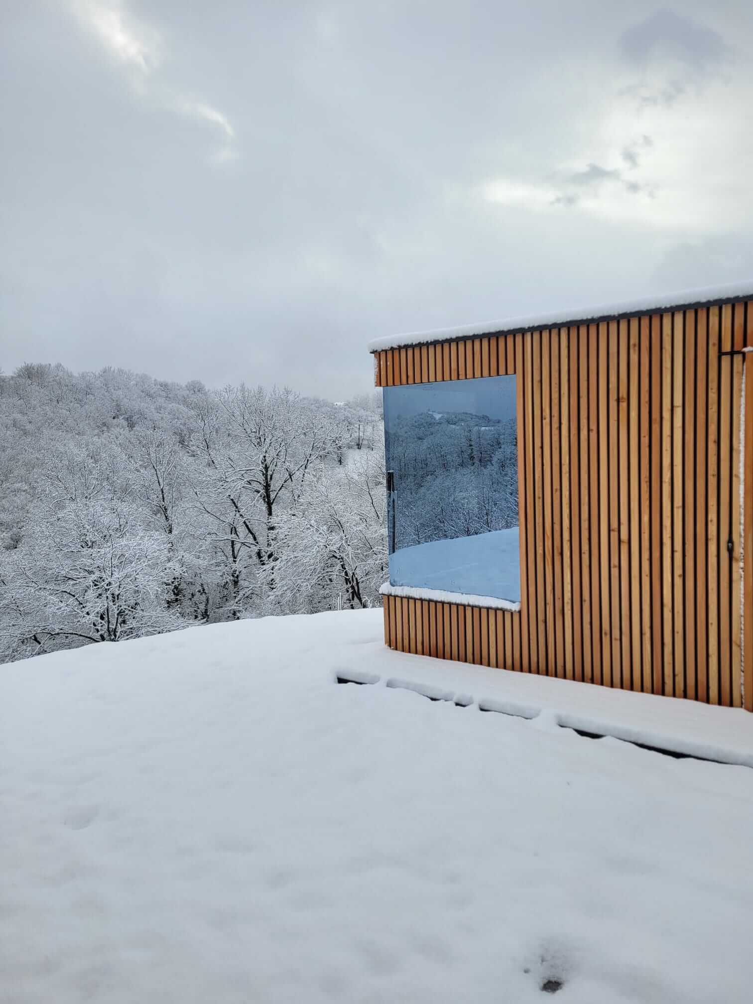 Linassi Premium zunanja savna – narava, toplina in razkošje na vašem vrtu - slika 2