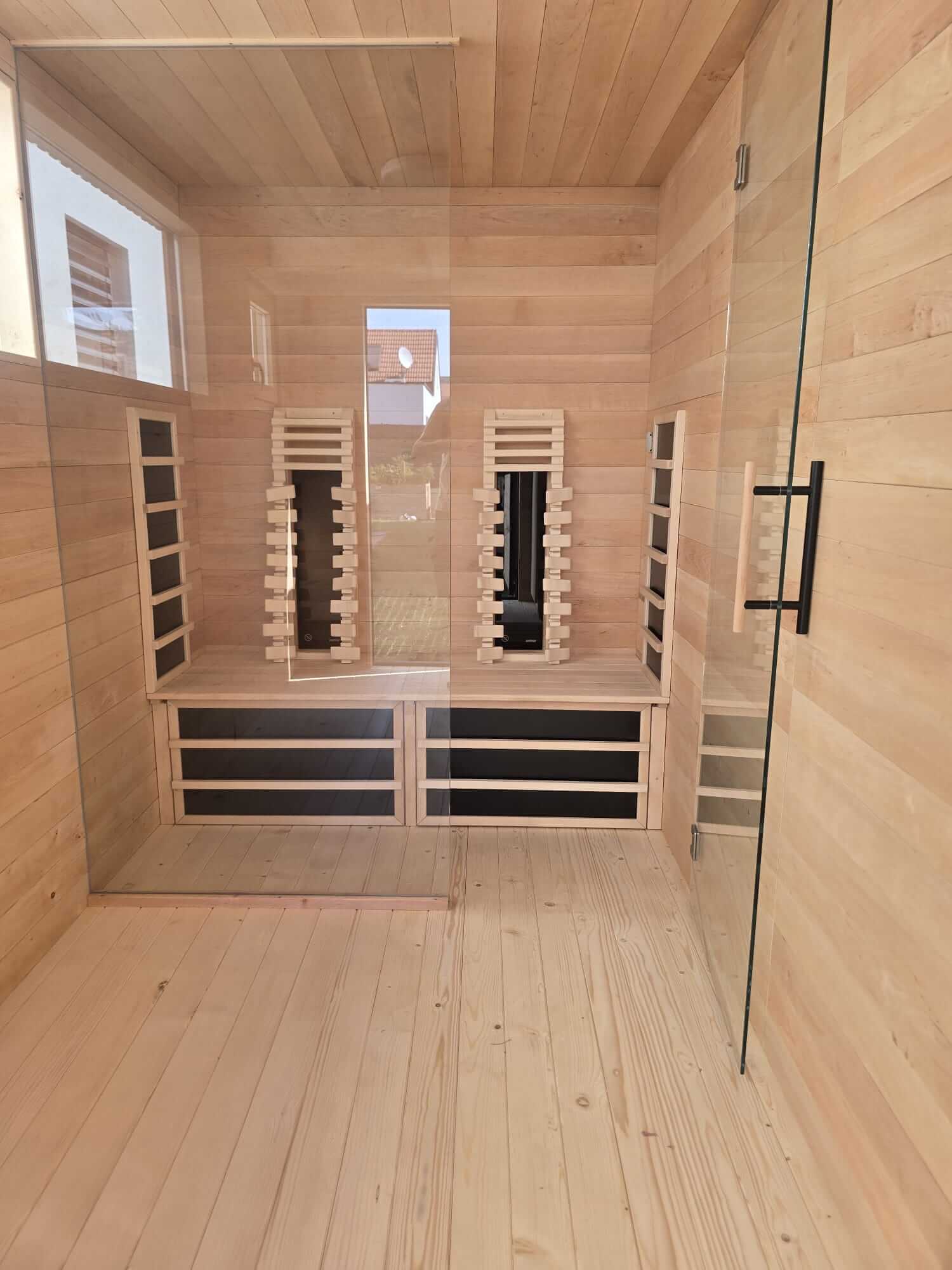 Sauna Linassi IR – infrardeča savna za 2 osebi s predprostorom - slika 4
