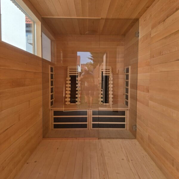 Sauna Linassi IR – infrardeča savna za 2 osebi s predprostorom