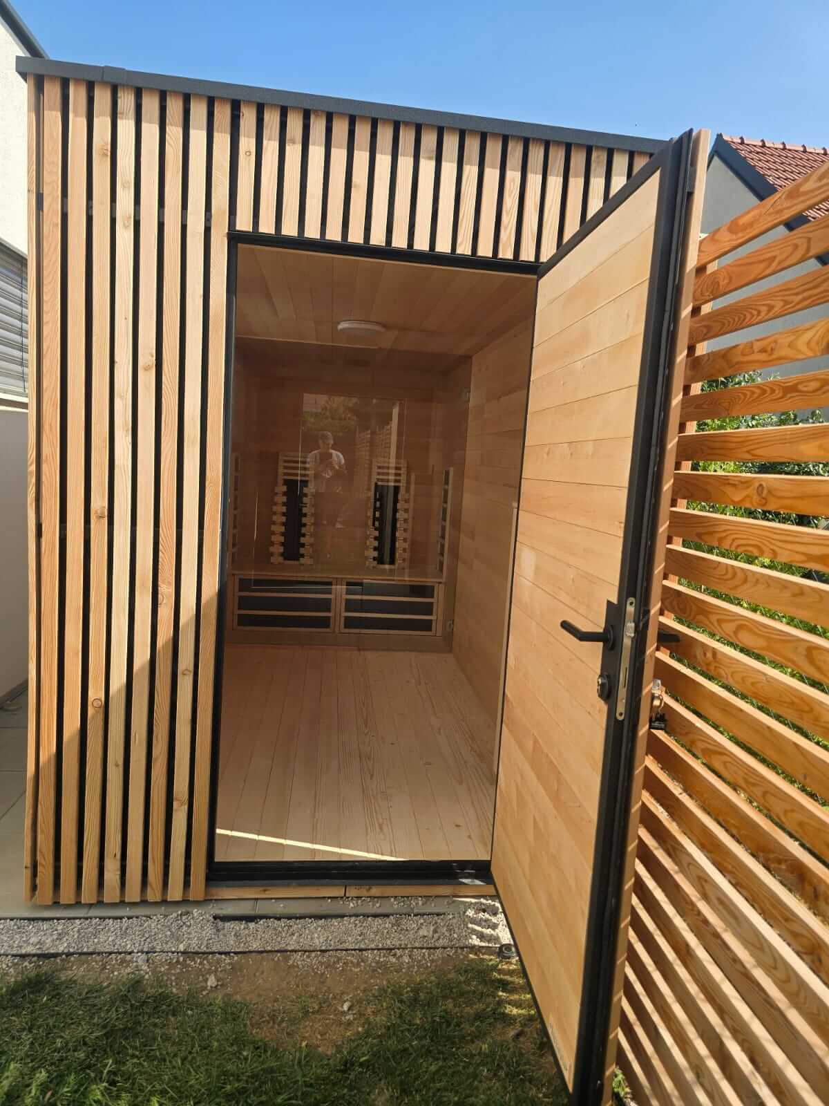 Sauna Linassi IR – infrardeča savna za 2 osebi s predprostorom - slika 2